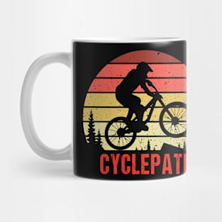 Funny Cyclepath for MTB Mountain Bike Riders Mug